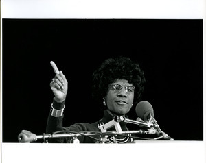 Shirley Chisholm speaking