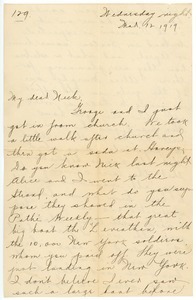 Letter from Letitia Crane to Frank F. Newth