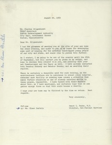 Letter from Henri L. Pache to Charles Hilgenhurst