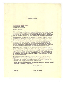 Letter from W. E. B. Du Bois to Mildred Bryant Jones
