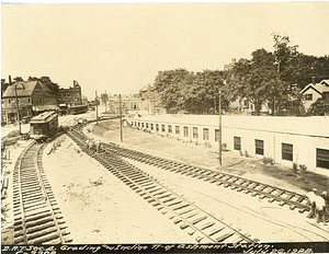 Dorchester Rapid Transit section 4. Grading and incline north of Ashmont Station