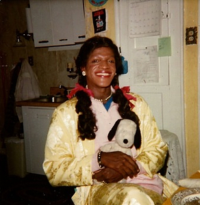Photographs of Marsha P. Johnson Wearing a Yellow Robe