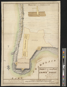 Project for taking post at Crown Point, 13th May 1774