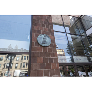 Harriet Tubman House entrance on Columbus Avenue with Harriet Tubman plaque