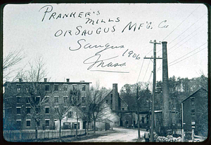 As they looked 1906, Pranker Mills, Central & Elm Street