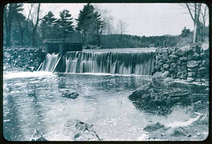 Dam on Saugus River, River Water, North Saugus