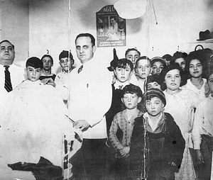 Giuliano's Barber Shop, circa 1929