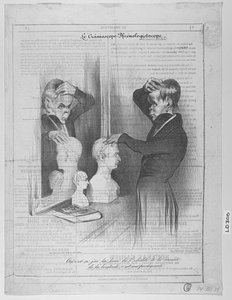 Le Cranioscope-Phrénologistocope. Oui c’est ça, j’ai la bosse de l’idéalité, de la causalité, de la locativité, c’est une prodigiosité.