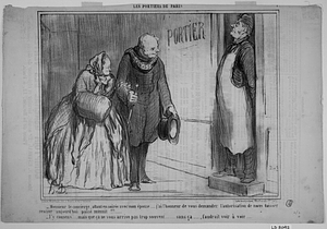 - Monsieur le concierge, allant en soirée avec mon épouse..... j'ai l'honneur de vous demander l'autorisation de nous laisser rentrer aujourd'hui passé minuit!!!...... - J'y consens..... mais que ça ne vous arrive pas trop souvent........ sans ça......, faudrait voir à voir.....