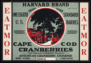 Carver Public Library Cranberry Labels