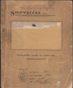 Shipwrecks, Highlands, Coast of Cape Cod