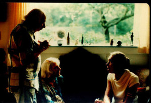 Photo of Jeanne Bultman, Stanley and Elise Kunitz