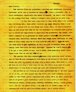 Letter from Fritz and Jeanne to Mr. and Mrs. Bultman (Jul 27,1945)
