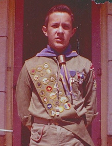 Phyllis Frye in Eagle Scout Uniform