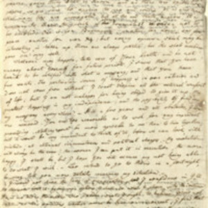 Letter from Johann Gaspar Spurzheim to Honorine Spurzheim