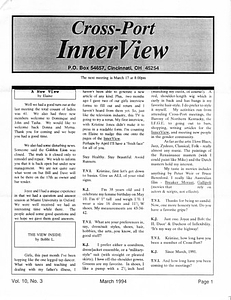 Cross-Port InnerView, Vol. 10 No. 3 (March, 1994)