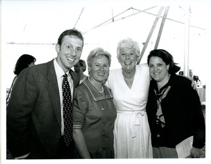 Mary Hefron and colleagues at a Suffolk University event, undated