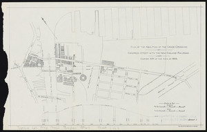 Plan of the abolition of the grade crossing: of Congress Street with the New England Railroad. Sheet 1
