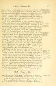 1785 Chap. 0012 An Act For The Filing And Recording Of Wills Proved Without This Government, And For Taking Affidavits In Writing For The Probate Of Wills In Certain Cases.