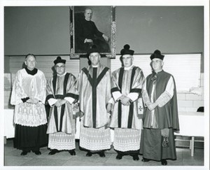 Walsh, Michael P. with unidentified group