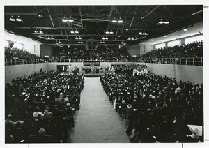 Roberts Center interior during dedication