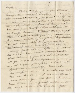 Benjamin Silliman letter to Edward Hitchcock, 1832 April 4