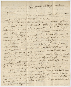 Benjamin Silliman letter to Edward Hitchcock, 1826 February 19