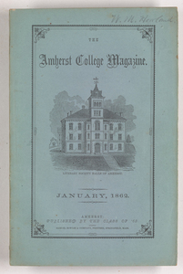 The Amherst College magazine, 1862 January