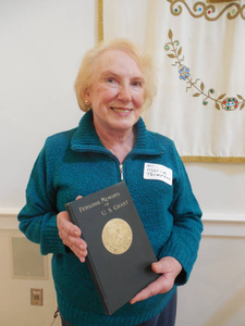 Marie Thompson at the Martha's Vineyard Mass. Memories Road Show