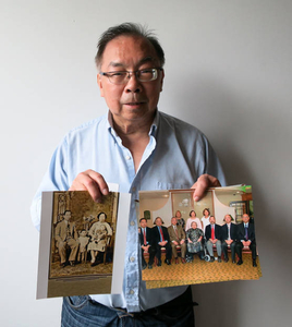 David Chin at the Chinese American Experiences Mass. Memories Road Show