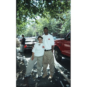 Two City Year volunteers