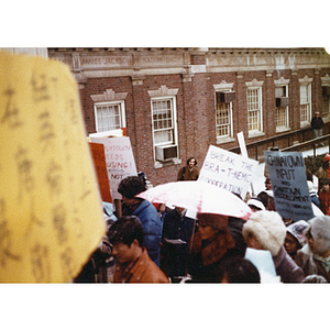 Demonstration against Tufts-NEMC expansion