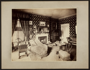 Mrs. Theodore Chase House, interior view of parlor