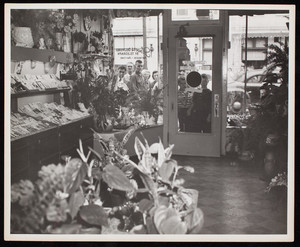 Interior of Meader's Flower Shop, Dover, New Hampshire