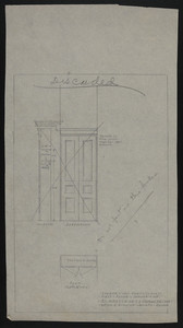 Locker in Coat Closet, First Floor, House of J.S. Ames, Esq., 3 Comwlth Ave., undated