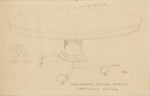 "Mahogany Dining Table"