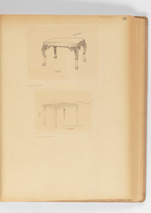 Pianos. Mirrors. Billiard Tables. Benches. Screens. -- Page 87