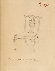 "Side Chair (of Mahogany)"