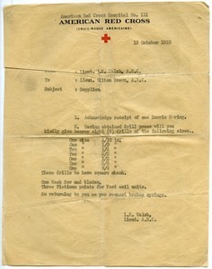 Letter from Lloyd E. Walsh to Milton R. Brown