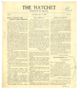 The Hatchet vol. 4, no. 12