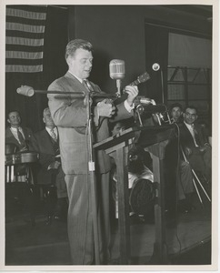 Arthur Godfrey performing at Institute Day