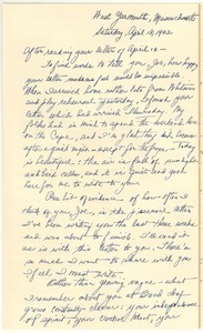 Letter from Judy G. Wood Langland to Joseph Langland