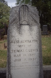 Oakland Cemetery (Shreveport, La.): Jessie Almira Ford, 1931