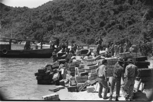 Discovery of Vietcong arm cache in Vung Ro Bay near Cape Varella.