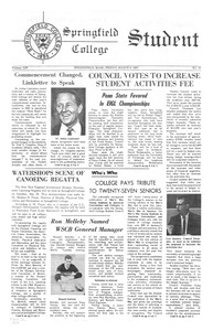 The Springfield Student (vol. 54, no. 17) March 3, 1967