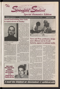 The Springfield Student (vol. 112, no. 21) Apr. 16, 1998