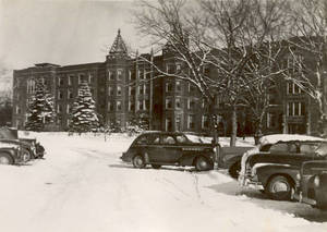Alumni Hall in Winter