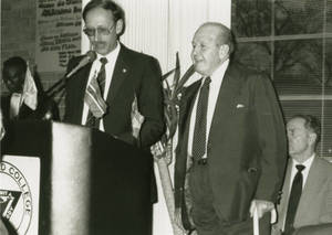 Dr. Wall Speaking at International Center 25th Anniversary (1990)