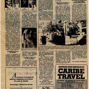 Front page of El Mundo issue from the week of July 14-20, 1994 with headline, Después de todos los problemas comienza el Festival Puertorriqueño '94