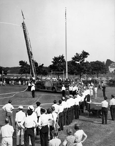 Ceremony at Athletic Field: Melrose, Mass.